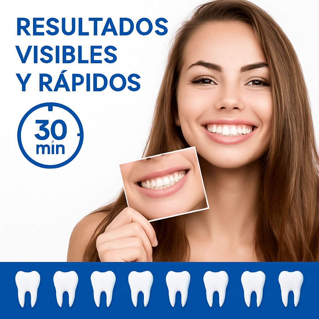 Tiras de blanqueamiento dental de 7 pares, tiras blanqueadoras 5D/9D con sensibilidad reducida, tiras blancas para el blanqueamiento de dientes.